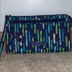 RFID- Front Zip Wristlet- Vera Bradley